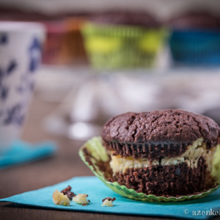 Csokis krémsajtos muffin - trinchera csokival